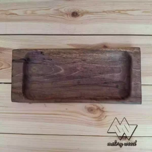 ظرف سرو چوبی کد d106