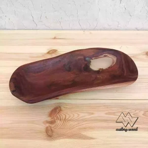 ظرف سرو چوبی کد d125