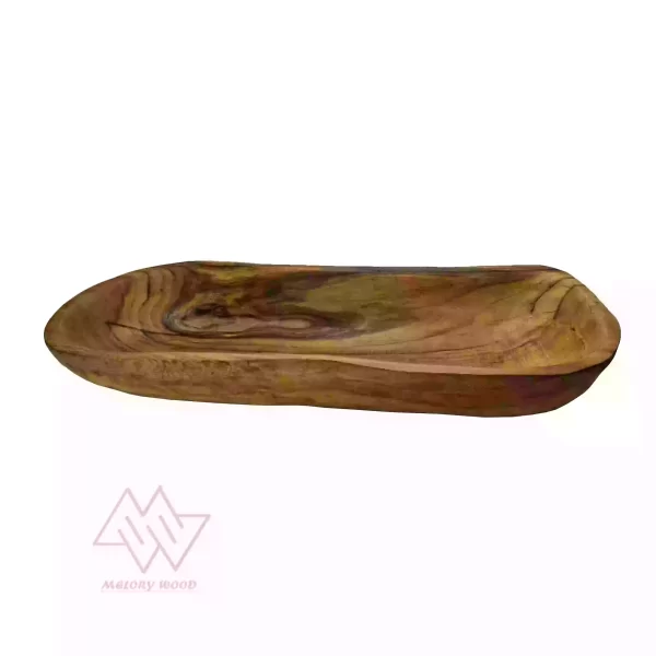 میوه خوری دفرمه چوبی دست‌ساز کد D172