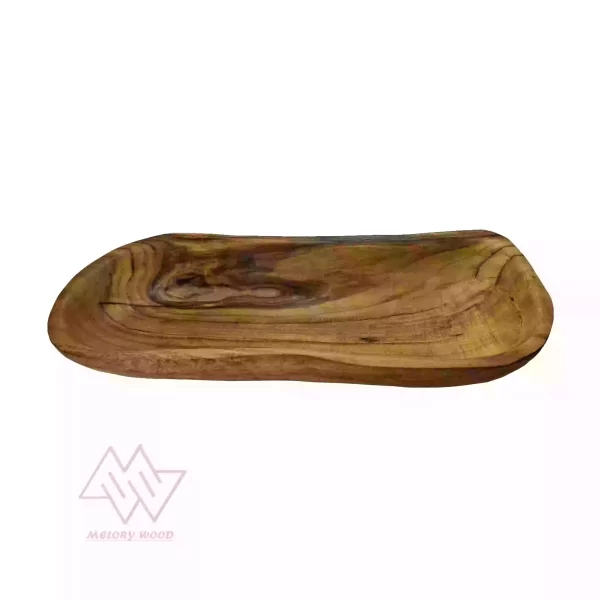 میوه خوری دفرمه چوبی دست‌ساز کد D172
