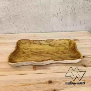 سینی منحنی چوبی کد d187