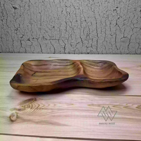 ظرف دو قسمتی چوبی کد d218