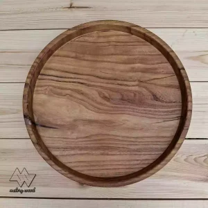 سینی چوبی خراطی کد d245