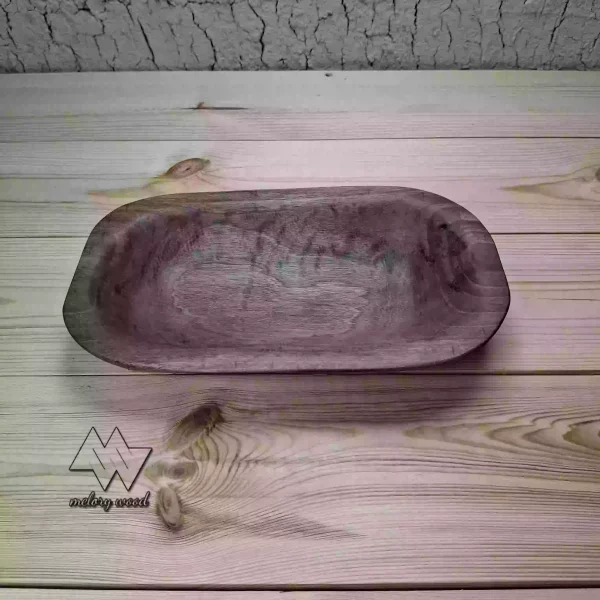 ظرف سرو چوبی کد d298