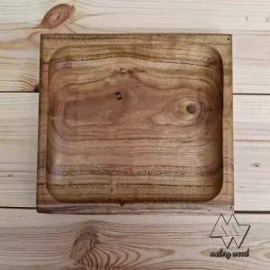 ظرف سرو چوبی کد d328