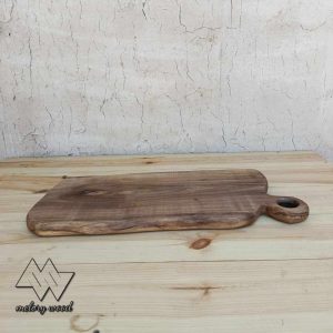 تخته برش یک تکه چوب گردو قابل شست و شو کد d406