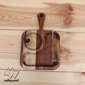 جای کاپ قهوه چوب گردو کد d540