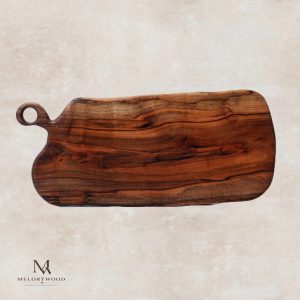 تخته گوشت چوب گردو دسته دار کد d672